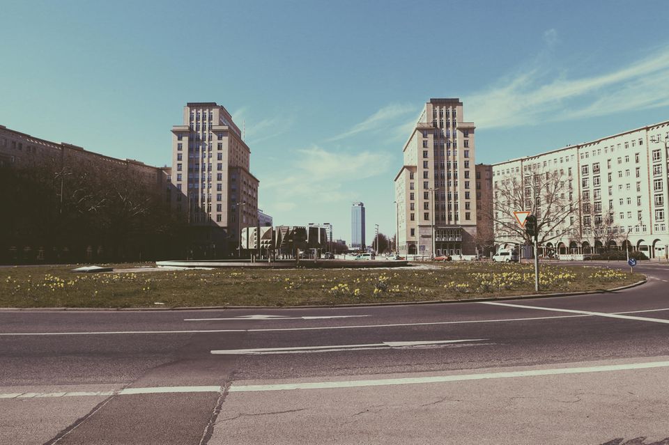 Stalin buildings on Strausberger Platz