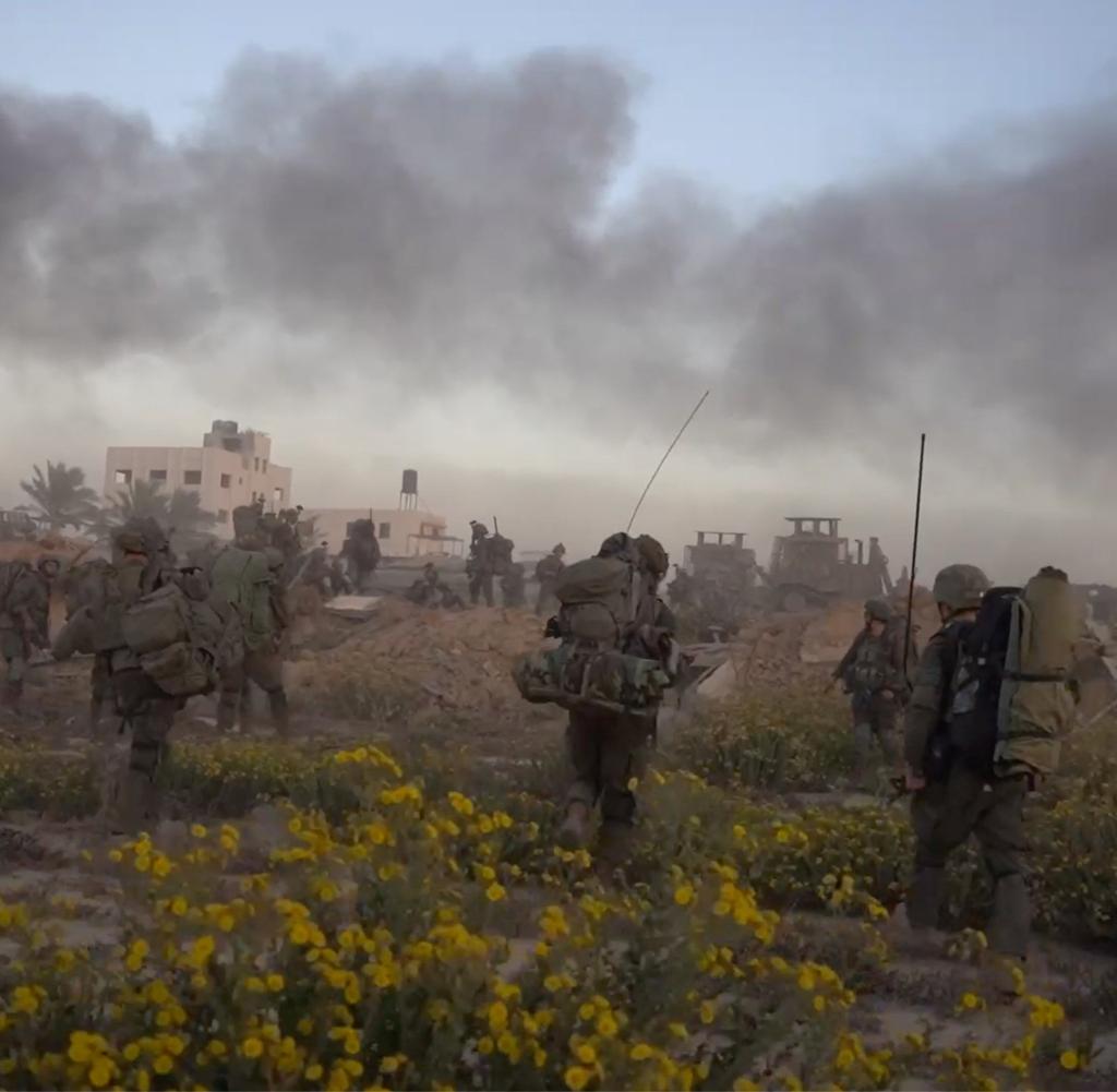 Israelische Soldaten bei der Bodenoffensive gegen die Hamas