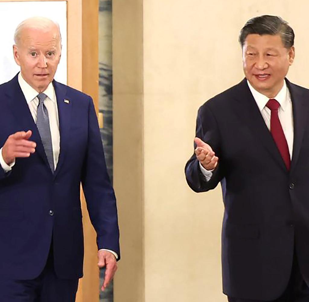 US President Biden And China's President Xi Meet in Indonesian