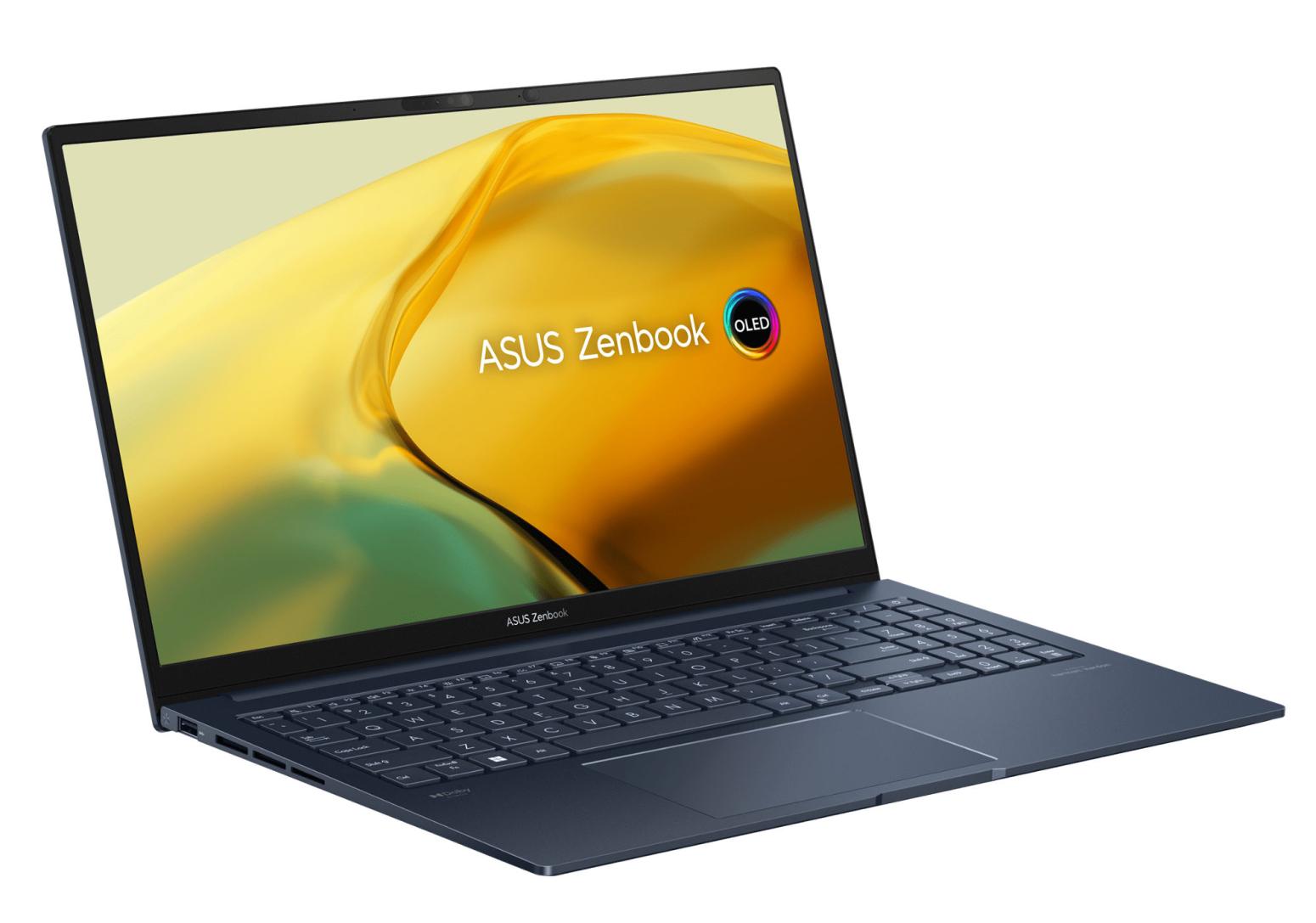 Image of the Asus ZenBook Pro 15 OLED UM3504DA-NX170W Blue laptop - 2.8K OLED 120Hz