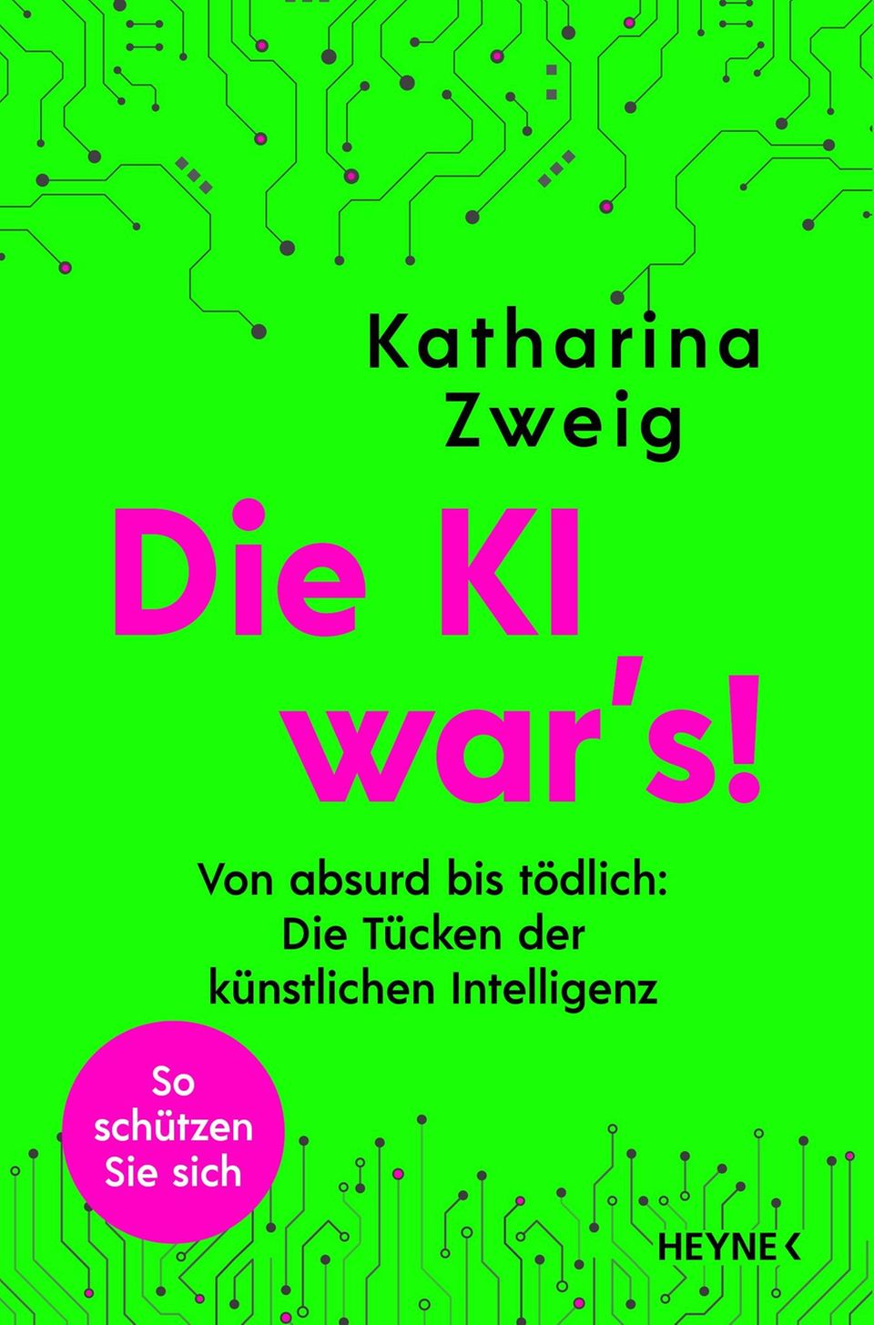 Book cover: "It was the AI" by Kaharina Zweig
