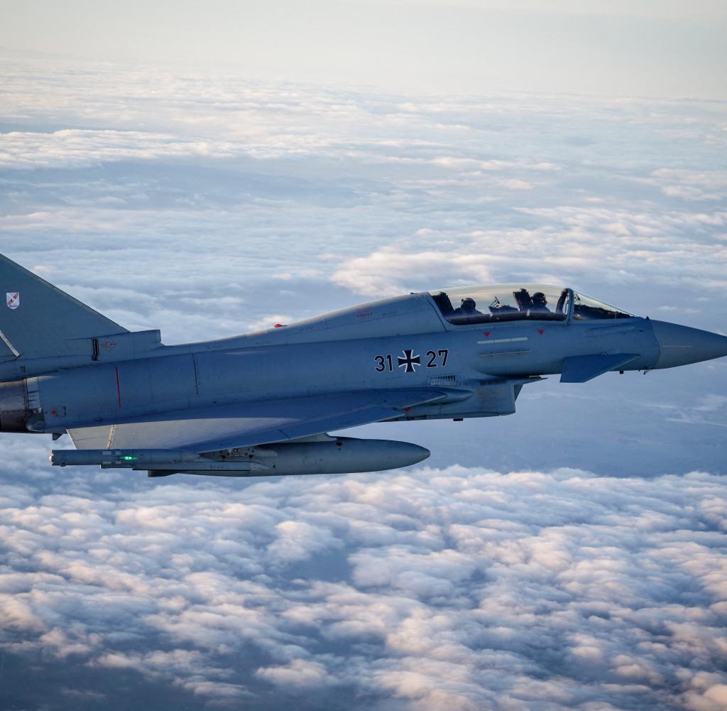 A Eurofighter in service with the Bundeswehr