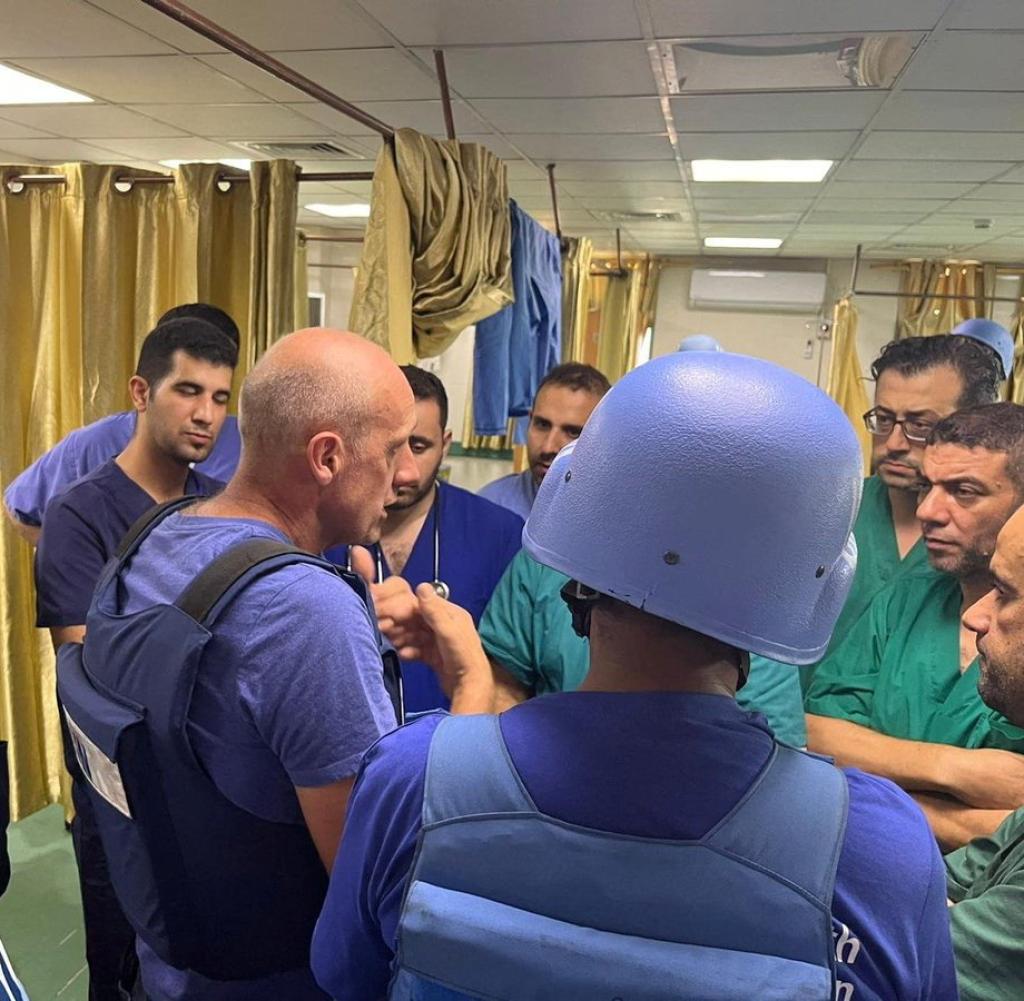 WHO-led humanitarian assessment team visits Al Shifa Hospital in Gaza