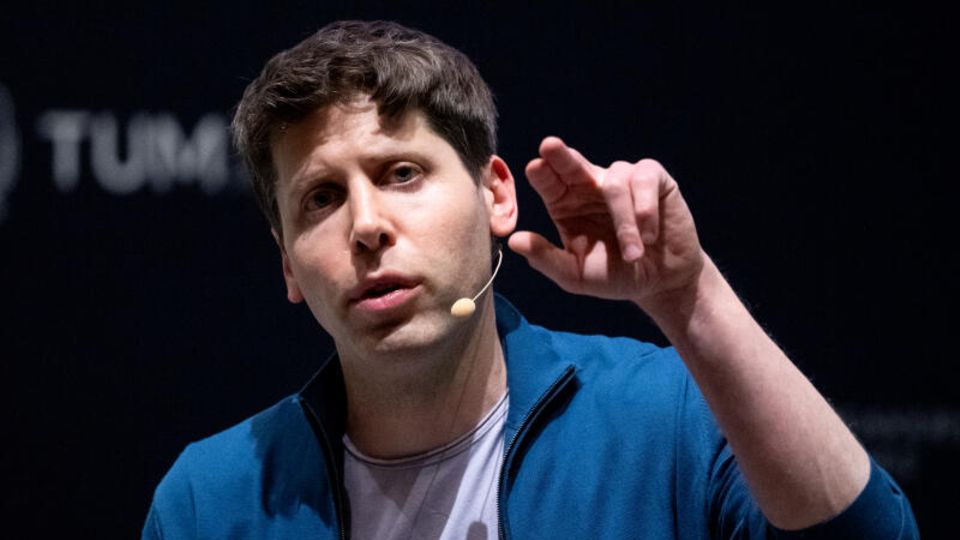Sam Altman, CEO of OpenAI and inventor of the AI ​​software ChatGPT