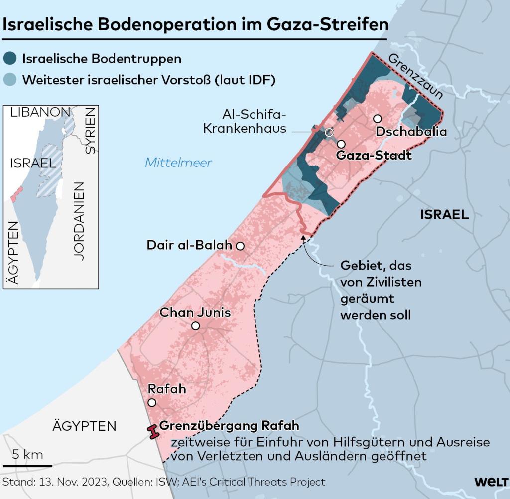 Israelische Bodenoperation im Gaza-Streifen