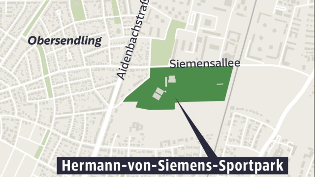 Siemens sports park in Obersendling: undefined