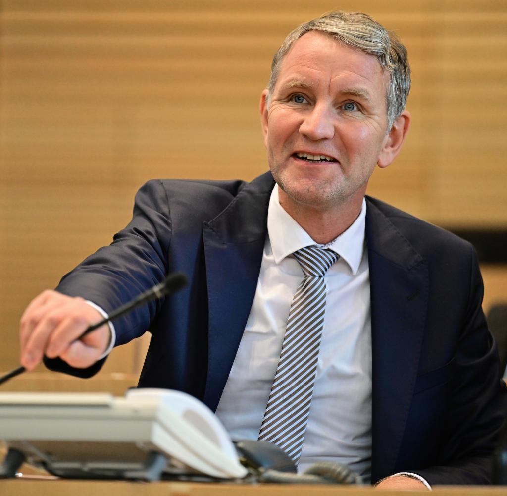 Björn Höcke, parliamentary group leader of the AfD in Thuringia