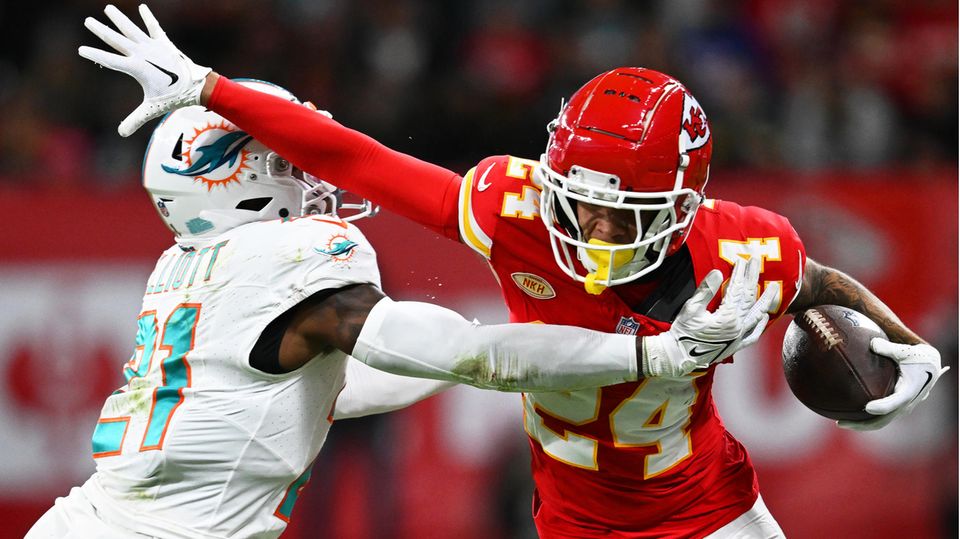 NFL action in Germany: At the beginning of November, the Kansas City Chiefs and the Miami Dolphins dueled in Frankfurt