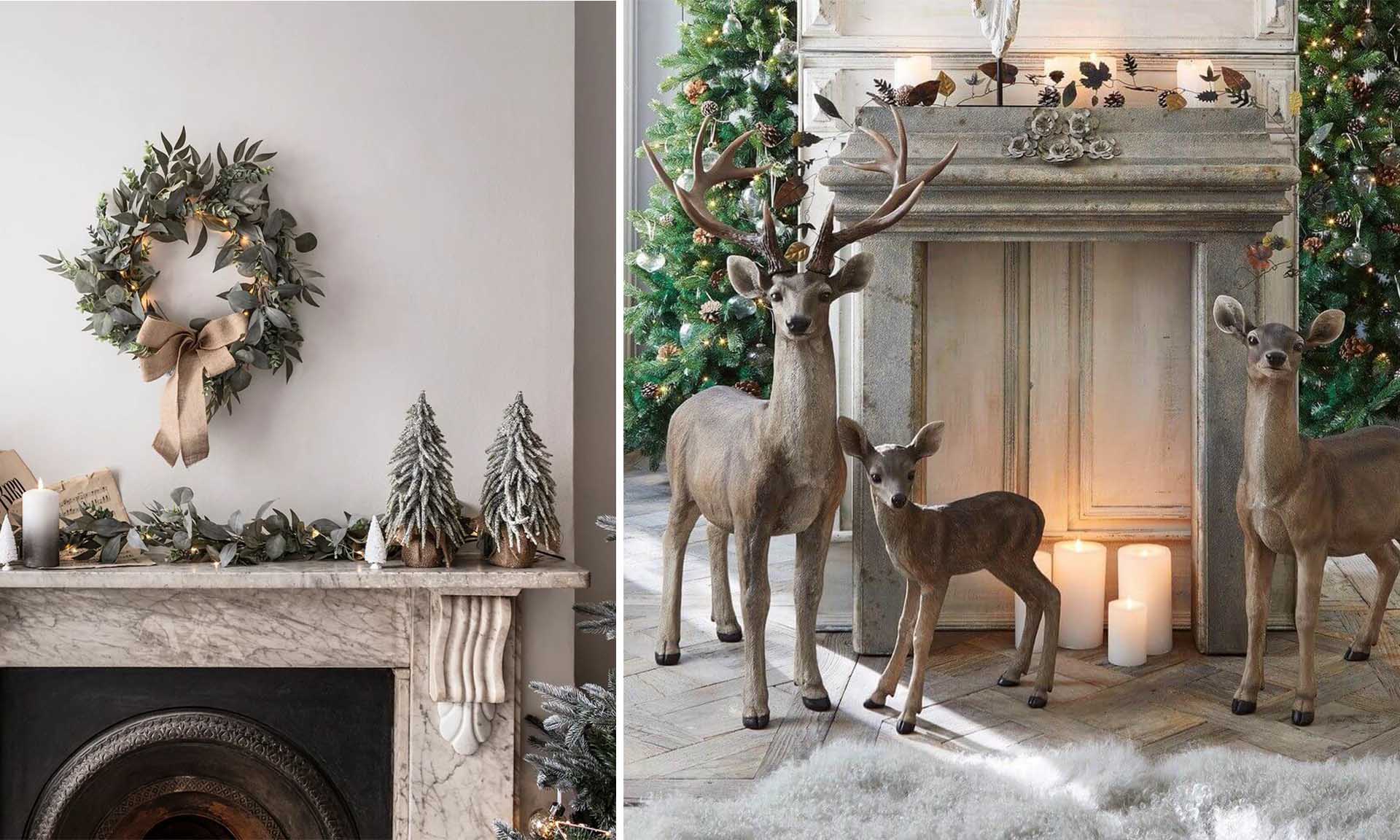 Christmas Fireplace Decorating Ideas