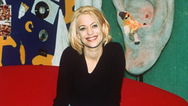 People: Heike Makatsch in 1995 at the Viva station.