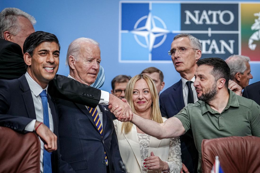 NATO summit with Biden and Zelensky