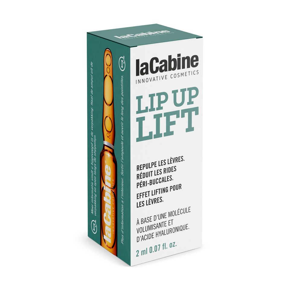 The box of Lip Up Lift ampoules