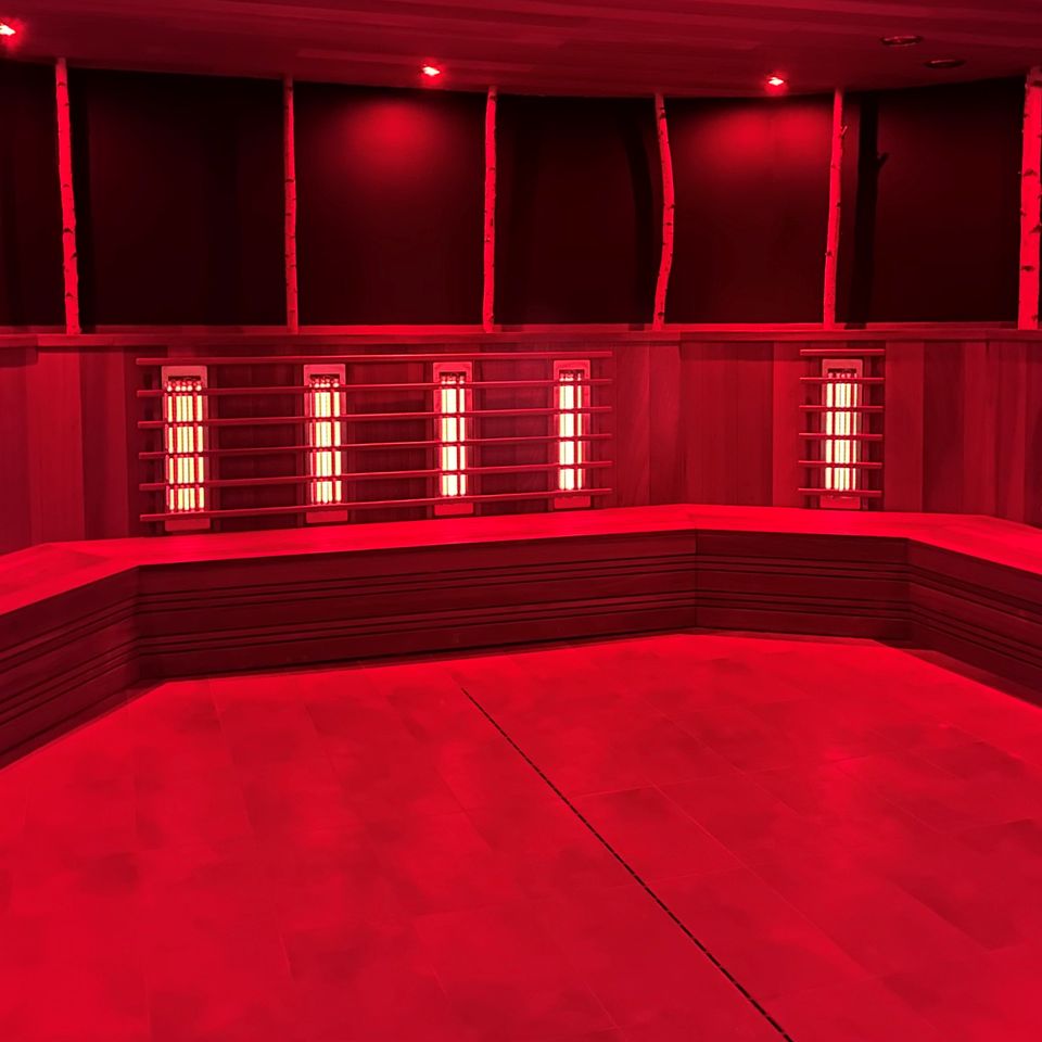 The infrared sauna, less hot and less aggressive than the traditional spa, but more effective for perspiration