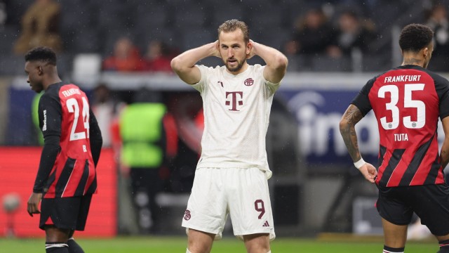 Bundesliga: Stunned: Harry Kane in Frankfurt.