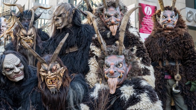 Krampus Run in Munich: Who is the wildest?  A good 400 people are taking part in the Krampus Run this year.