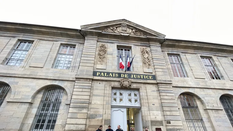 Le palais de justice de Vesoul.