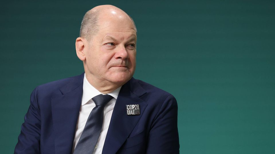 Chancellor Olaf Scholz at the World Climate Conference in Dubai