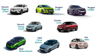 The government has given some examples of electric car models available for leasing.