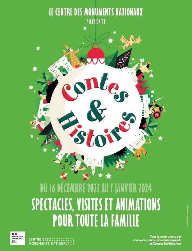 From December 16 and until January 7, French monuments will host shows and visits for children.