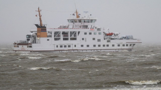 Storm: Ferries to and from Norderney have been canceled since Thursday afternoon.