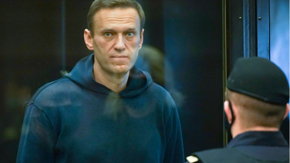 Navalny in a black sweater