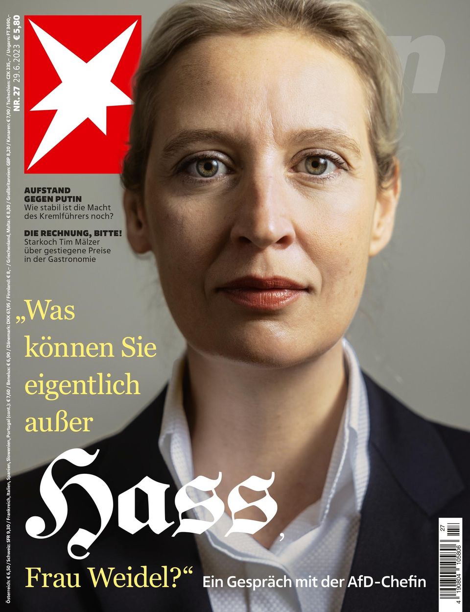 star title with Alice Weidel