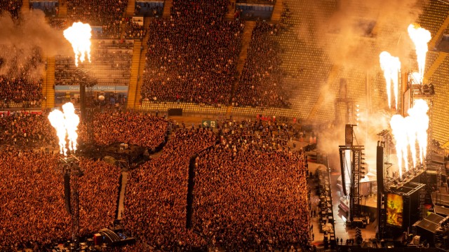 Das war 2023: Insgesamt 280 000 Fans kamen zu den vier Konzerten von Rammstein im Olympiastadion.