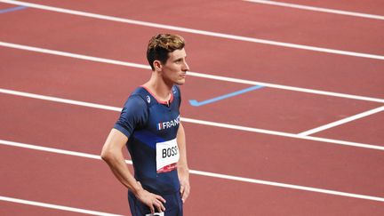 Pierre-Ambroise Bosse at the Tokyo Olympics, Japan, August 1, 2021. (YOANN CAMBEFORT / MARTI MEDIA via AFP)