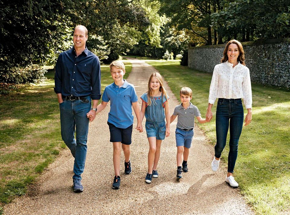 Kate and William's end of year greeting card in 2022. 