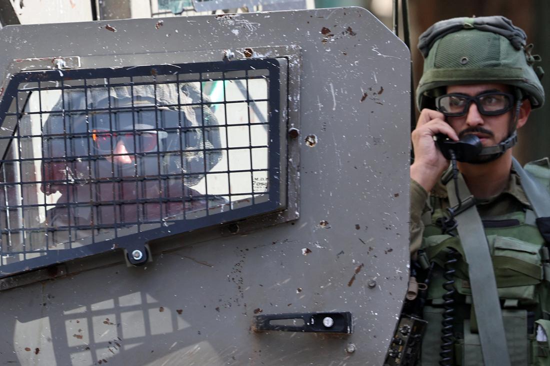 Israelische Soldaten patrouillieren im besetzten Westjordanland.