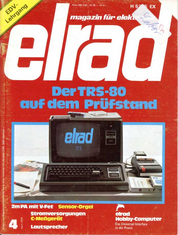 The electronics magazine Elrad was the first specialist magazine published by Heise-Verlag and, from April 1979, contained an interior section dedicated to the still young home computers called 