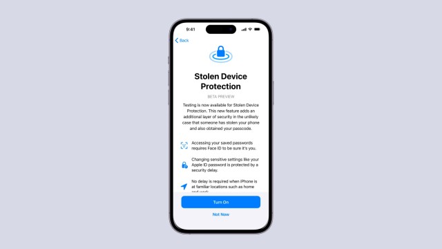 Apple: The new protection against theft of personal data in the iPhone - so far it is only available in the beta version of iOS 17.3.