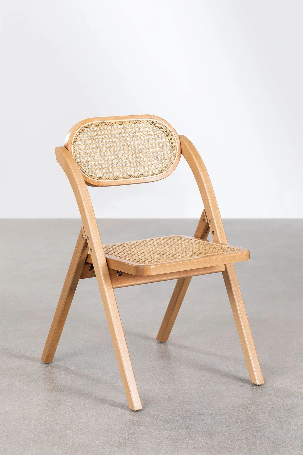 Wooden And Cane Chairs 