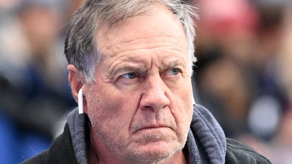 Bill Belichick in November 2023 at an NFL guest game for his Patriots in Frankfurt