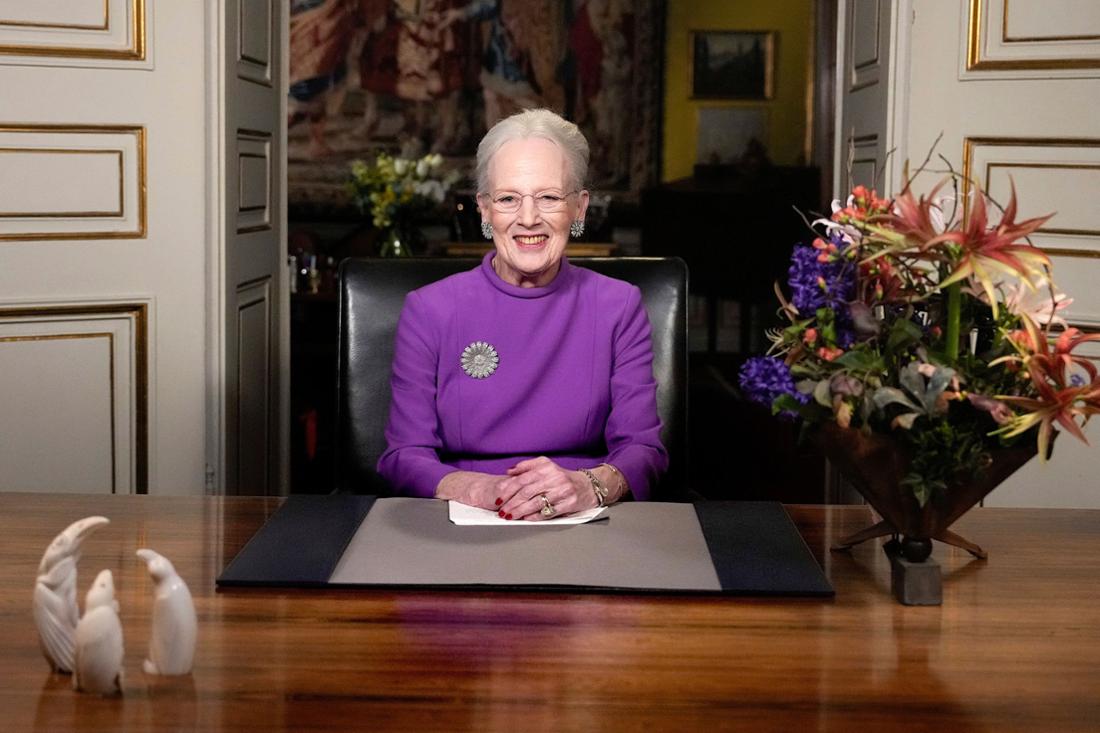 Queen Margrethe II of Denmark pulled the ripcord.  She gave her New Year's address at the Palace of Christian IX, Amalienborg Palace.  Danish Queen Margrethe II will abdicate at the beginning of 2024, as she surprisingly announced during her speech, thereby making history. 