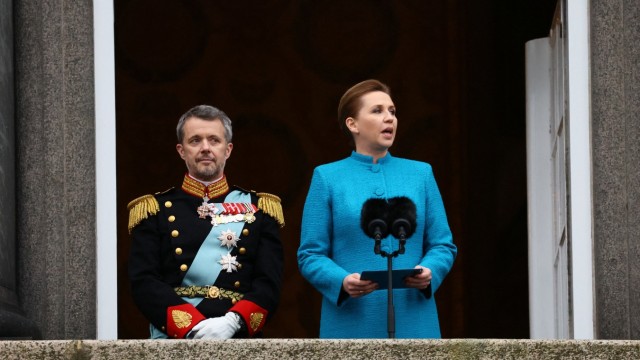 Change of throne in Denmark: undefined