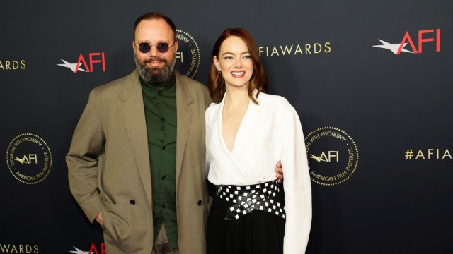 Favorites of the Week: Emma Stone and Yorgos Lanthimos at the American Film Institute Awards Show on January 12th.