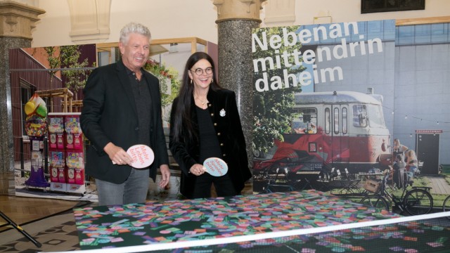 Exhibition in the town hall: More culture, more green: In the exhibition there is also a ping-pong of future wishes.