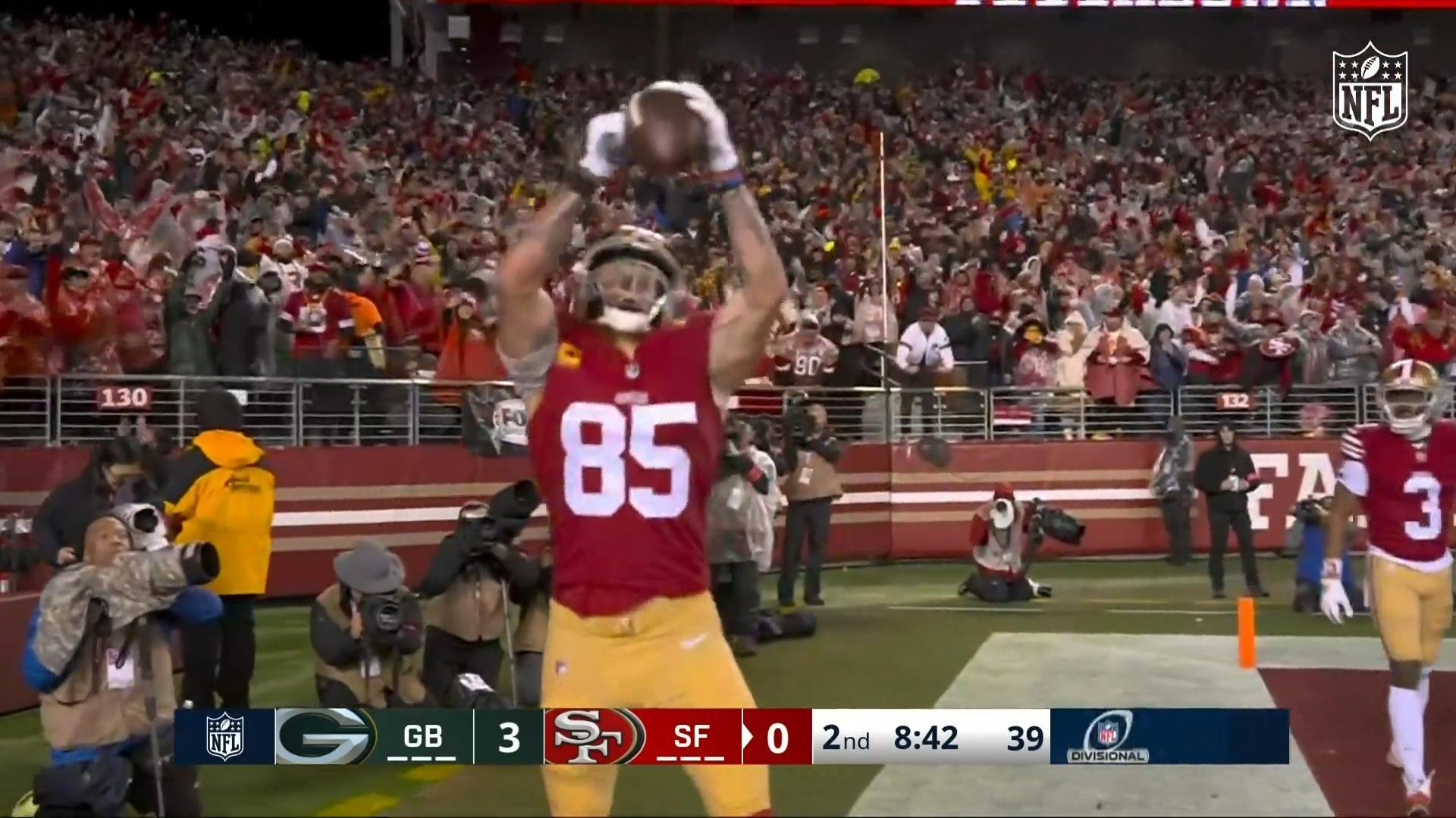 49ers prevail against Packers in playoff thriller The highlights in the video!