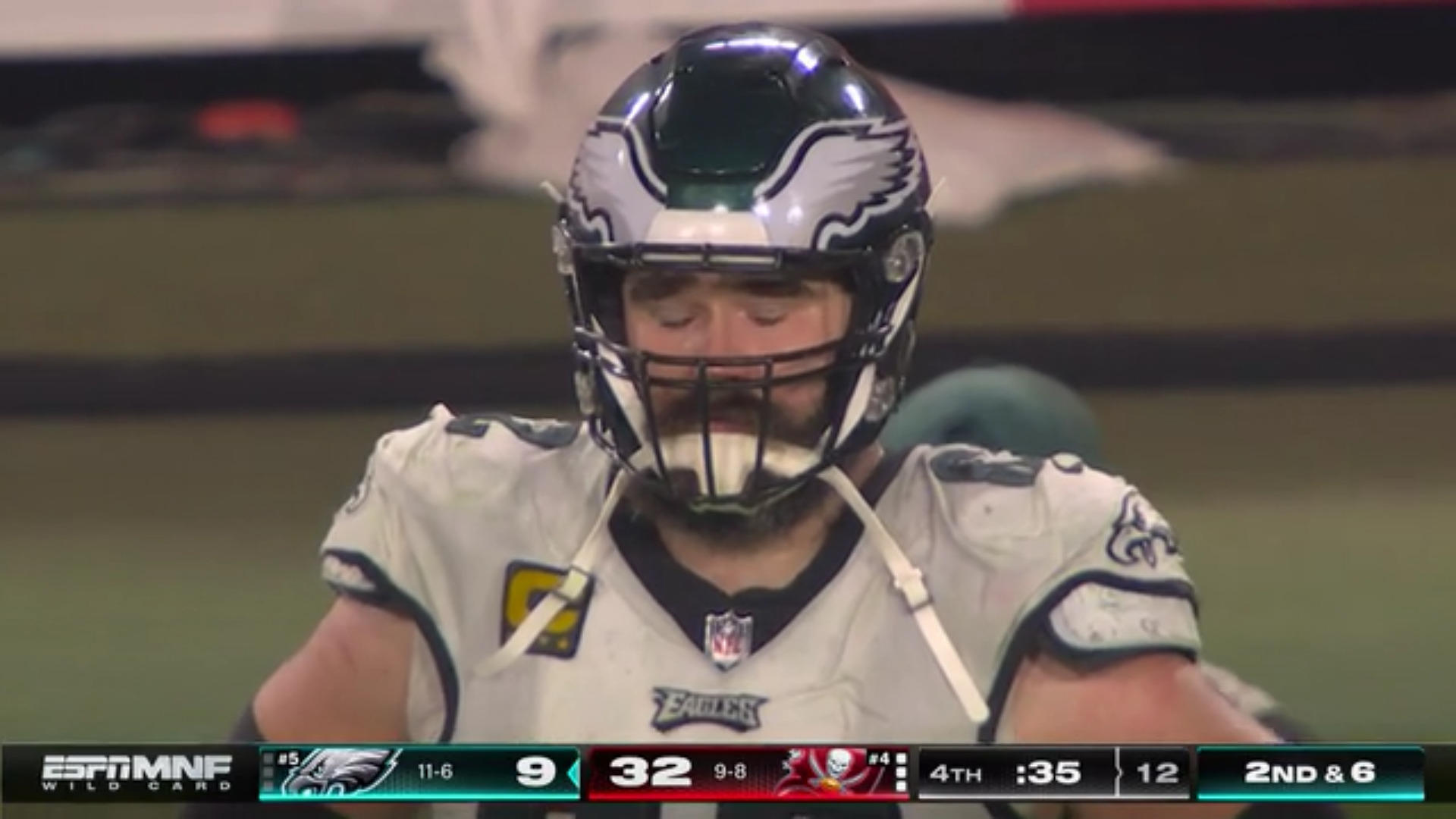 Jason Kelce cries after playoff exit It could have been his last game