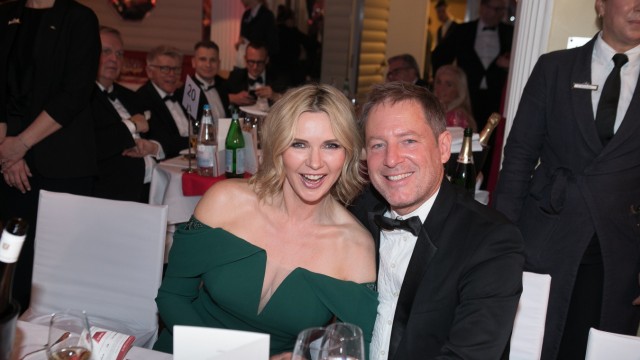 Five for the film city of Munich: Veronica Ferres and Florian Gallenberger at the film ball.
