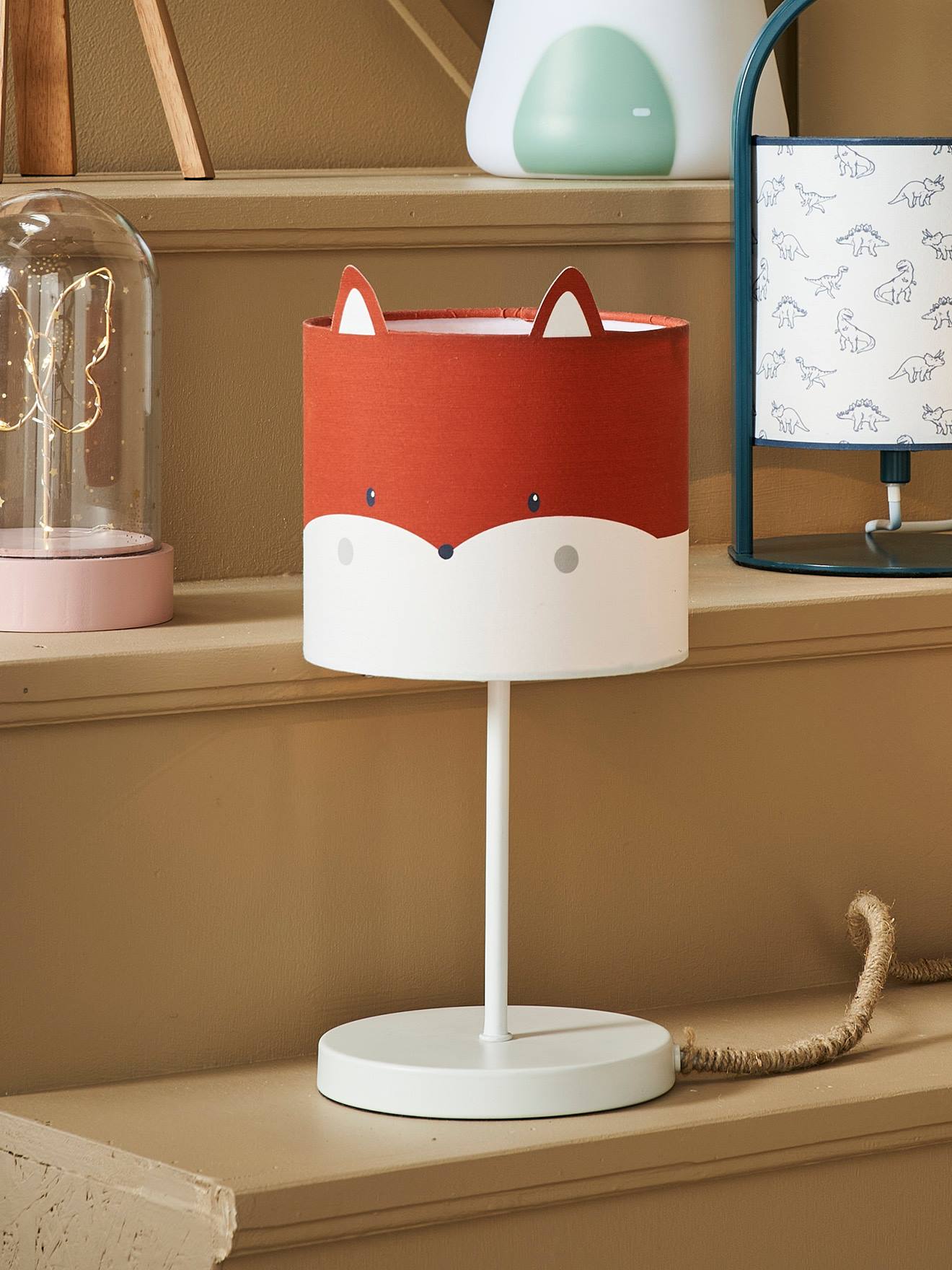 White Fox Bedside Lamp 