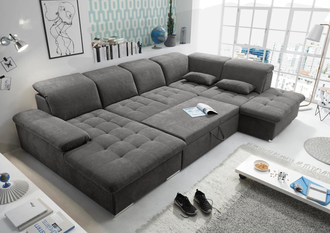 The Cozy And Functional Padded Panoramic Sofa 