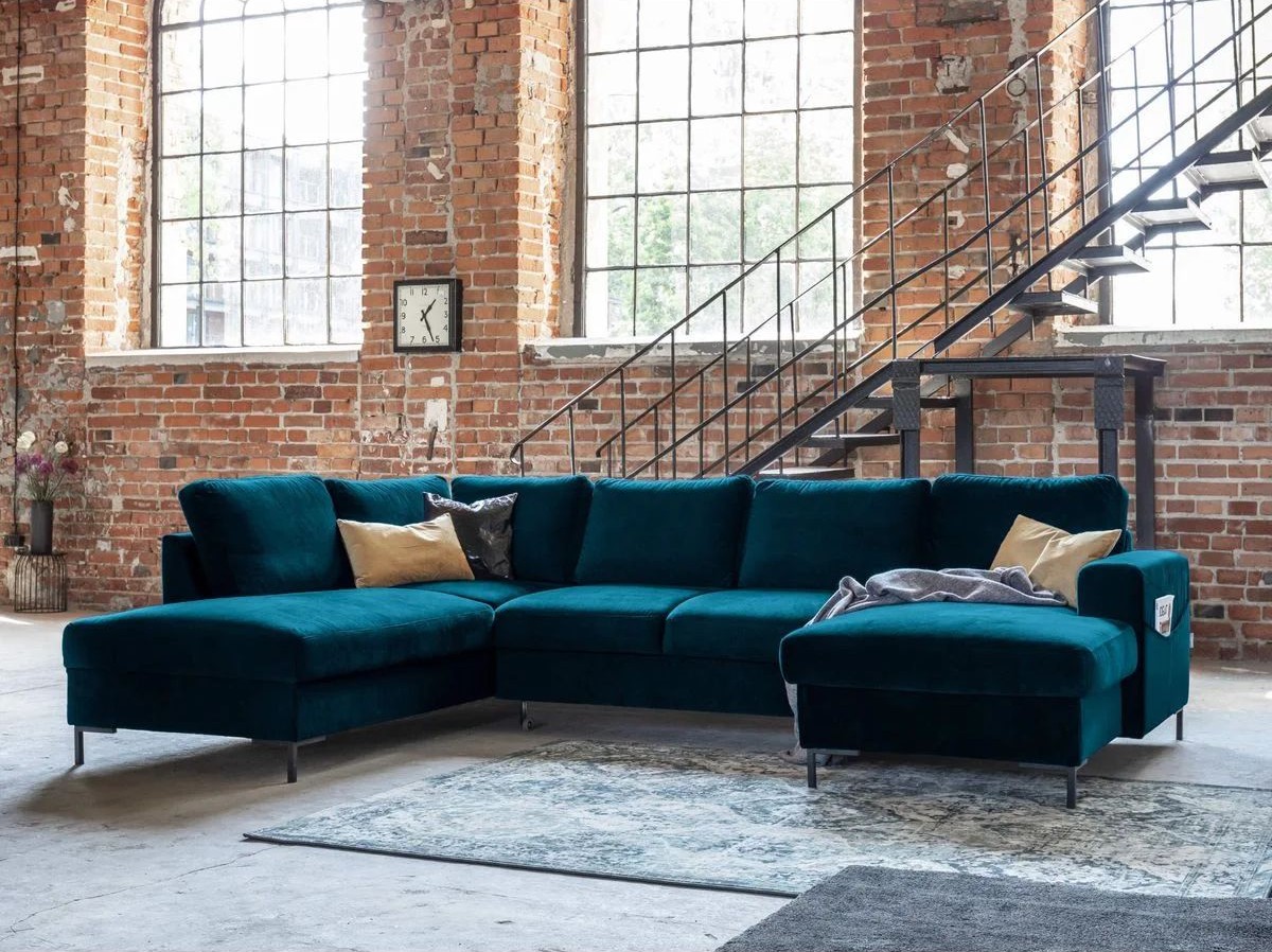 The Panoramic Velvet Sofa 