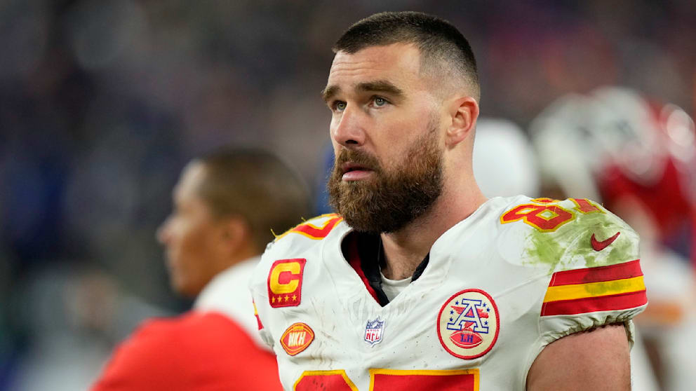 Swift's friend Travis Kelce caught the most passes in playoff history