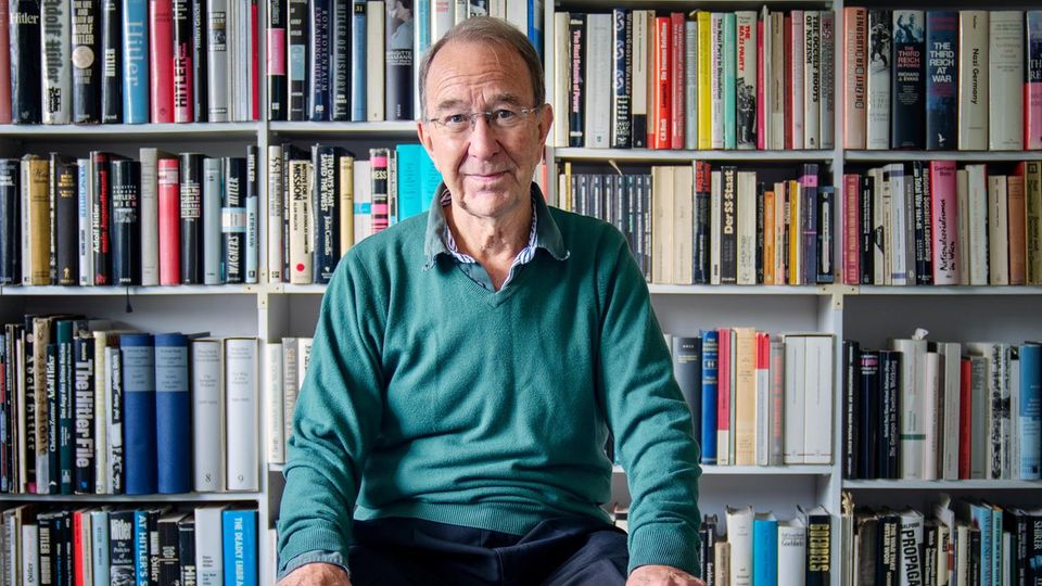 Historian and author Ian Kershaw, photographed at his home in Manchester on 13/09/22