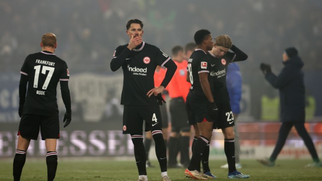 18th matchday of the Bundesliga: Frankfurt's frustration after Darmstadt's late 2-2 draw in the derby.