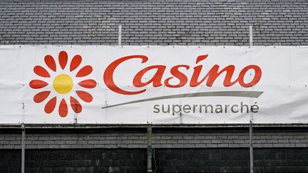 A Casino supermarket in Ploubalay (Côtes-d’Armor), July 5, 2023. (DAMIEN MEYER / AFP)