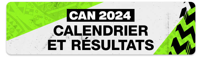 A green and gray visual where it is written "CAN 2024 Calendar and results"