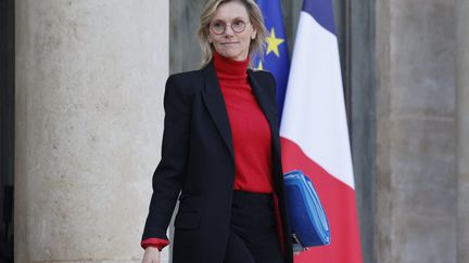 Minister of Energy Transition Agnès Pannier-Runacher, November 15, 2023 at the Elysée, in Paris.  (LUDOVIC MARIN / AFP)